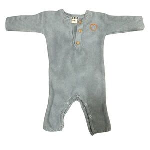 Bonton Knit Kids One Piece in Blue